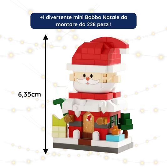 Aggiungi al tuo ordine la mini figura di Babbo Natale da montare!